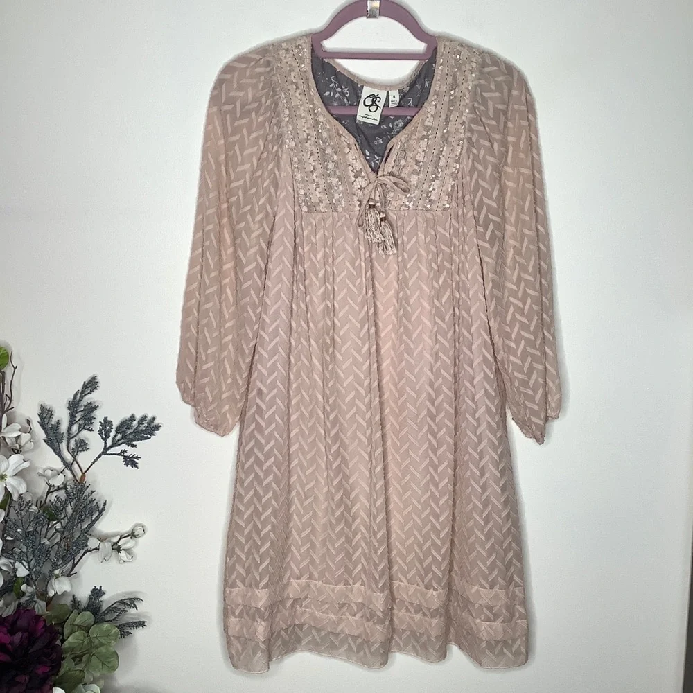 ANTHROPOLOGIE Anwen Peasant Prairie Dress {J30} - Picture 3 of 7